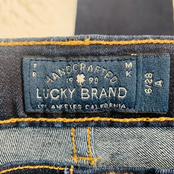 Lucky Brand Sofia Skinny Dark Blue Jeans Size 28 - Picture 9 of 10